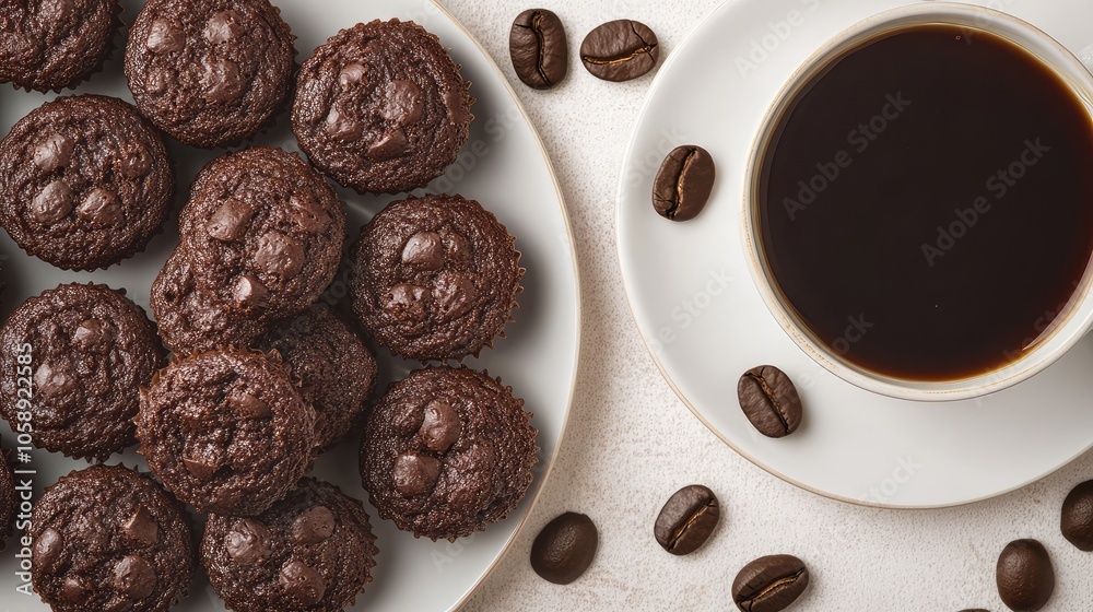 Delicious Chocolate Treats with Coffee Delicious Chocolate Treats with Coffee