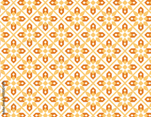 Geometric Floral Pattern