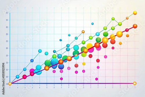 Obraz w ramie Regression Analysis: Data Visualization and Predictive Modeling
