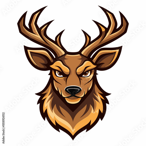 deer head vector illustration
