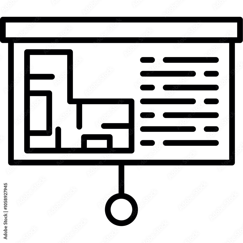 Construction Plan Icon Construction Plan Icon