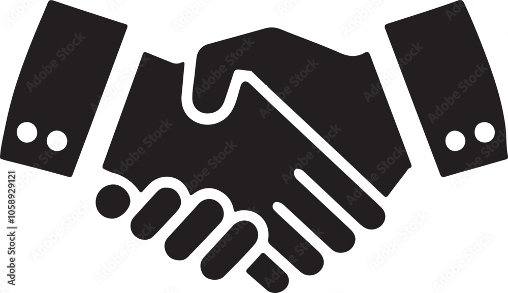 Handshake icon vector illustration Handshake icon vector illustration