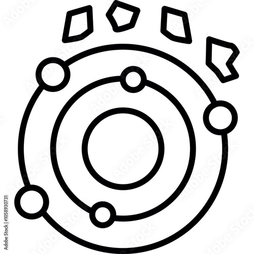 Asteroid Belt Icon