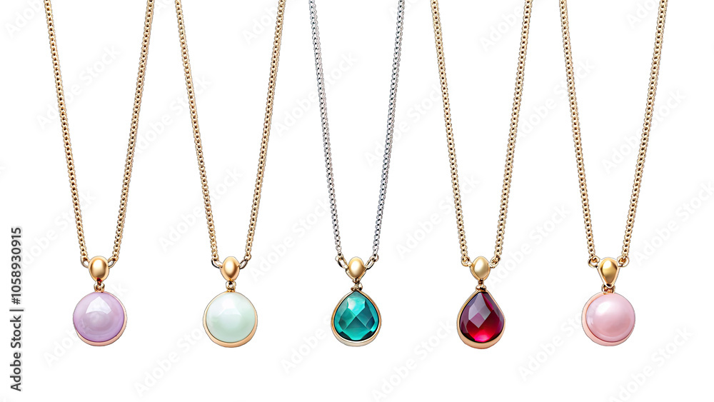 Necklaces accessory showcasing various styles, from delicate pendants to bold statement pieces for fashion and charm to any outfit.