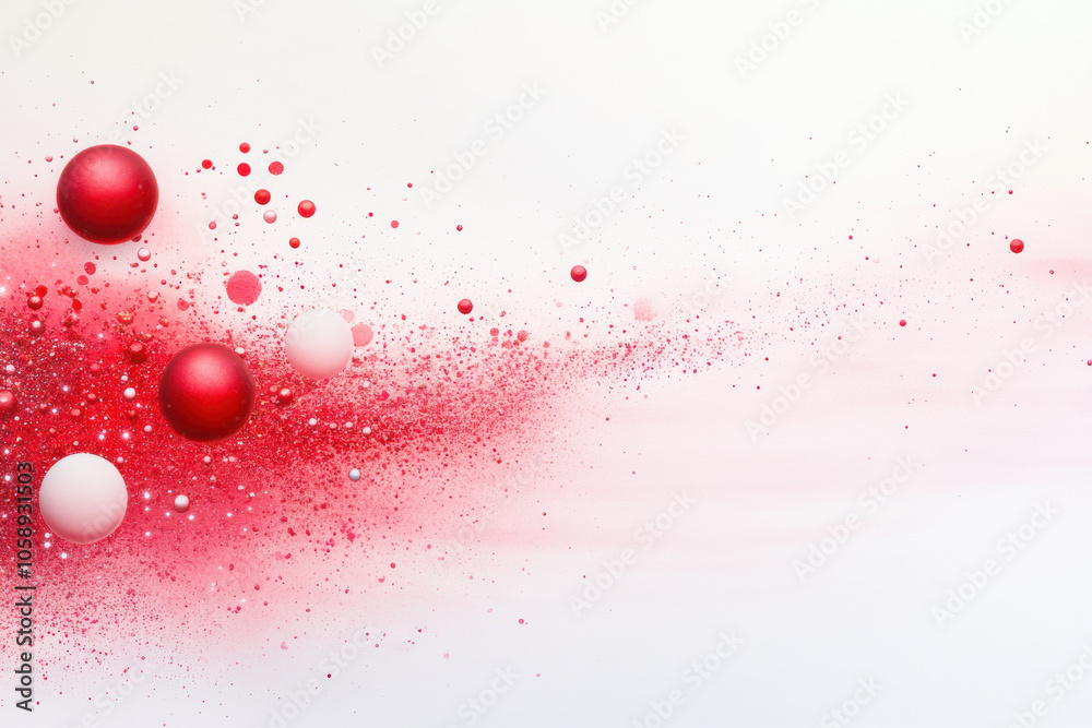vibrant watercolor abstract background featuring red and white spheres, creating festive atmosphere. Perfect for holiday themes and celebrations vibrant watercolor abstract background featuring red and white spheres, creating festive atmosphere. Perfect for holiday themes and celebrations