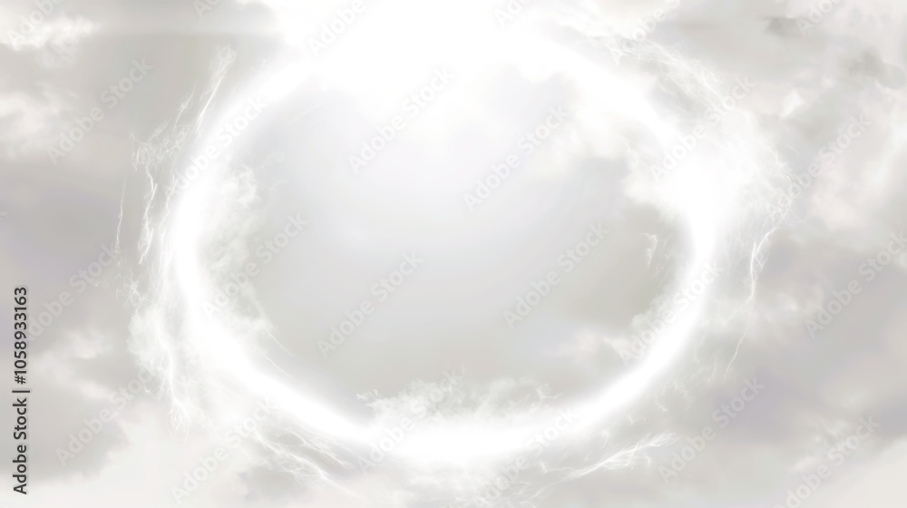 White background with soft halo creates an ethereal and enchanting atmosphere. A delicate blend of purity and luminosity that captivates the eye White background with soft halo creates an ethereal and enchanting atmosphere. A delicate blend of purity and luminosity that captivates the eye