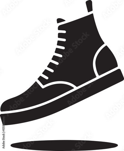 Man Shoe Silhouette Illustration 