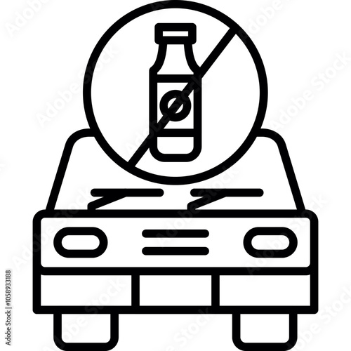 No Alcohol Icon