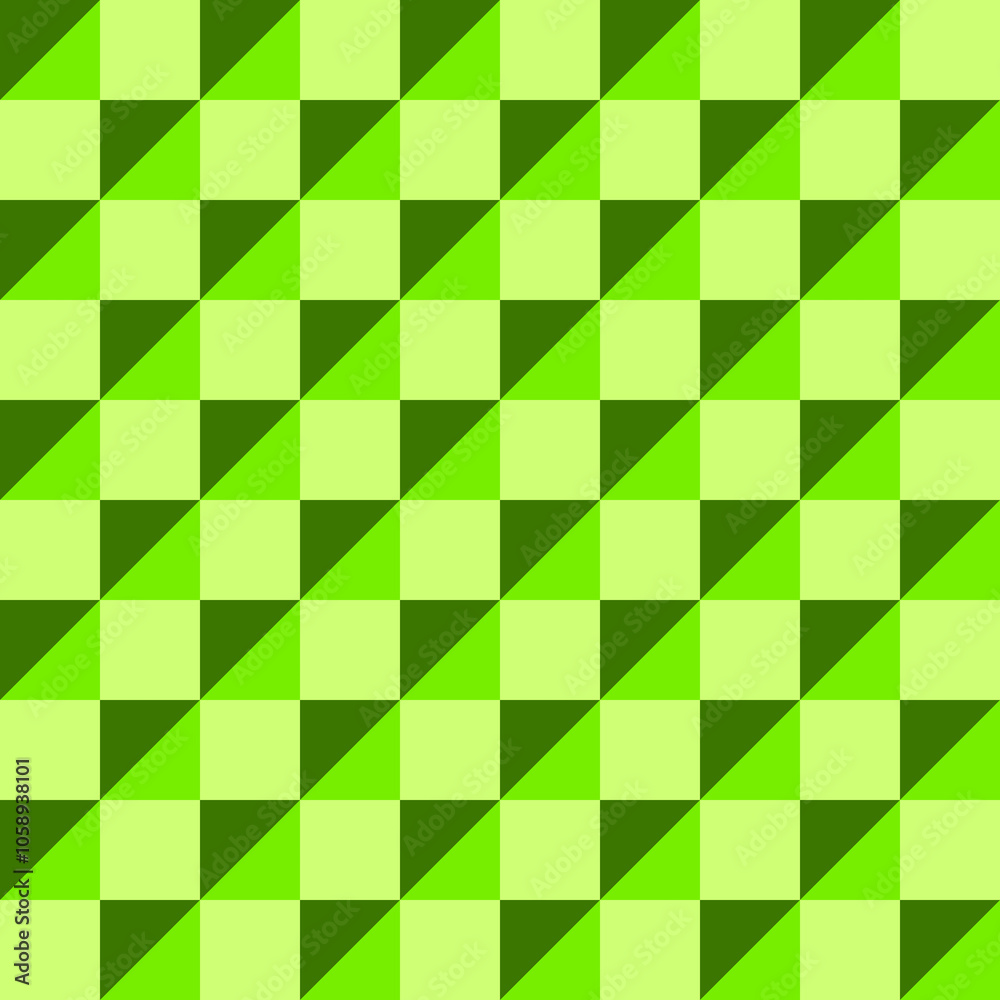 Green Abstract Square Geometric Seamless Pattern Background Green Abstract Square Geometric Seamless Pattern Background