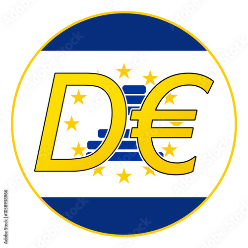 d€ as digital Euro, EUR,  i...
