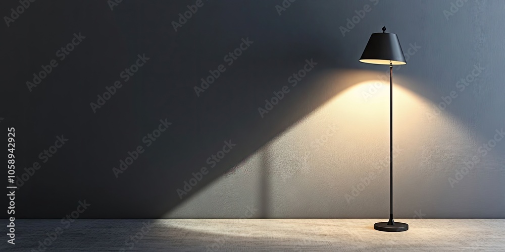 An Irish lamp is positioned beside a grey wall that features an empty area, emphasizing the contrast between the lighting and the blank surroundings. An Irish lamp is positioned beside a grey wall that features an empty area, emphasizing the contrast between the lighting and the blank surroundings.