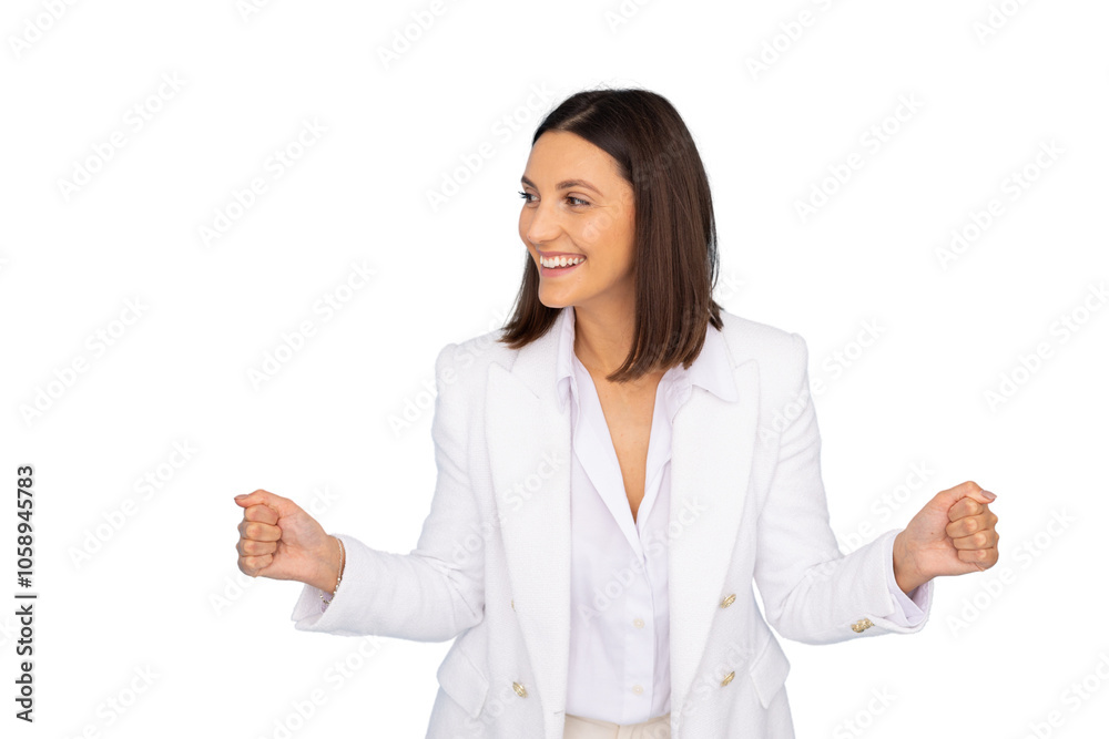 Young businesswoman with a modern style Young businesswoman with a modern style