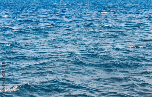 Fototapeta Naklejka Na Ścianę i Meble -  wavy background sea water surface simply natural outdoor view