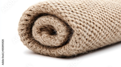 Tan Knit Fabric Roll Texture   Seamless Pattern Design For Print