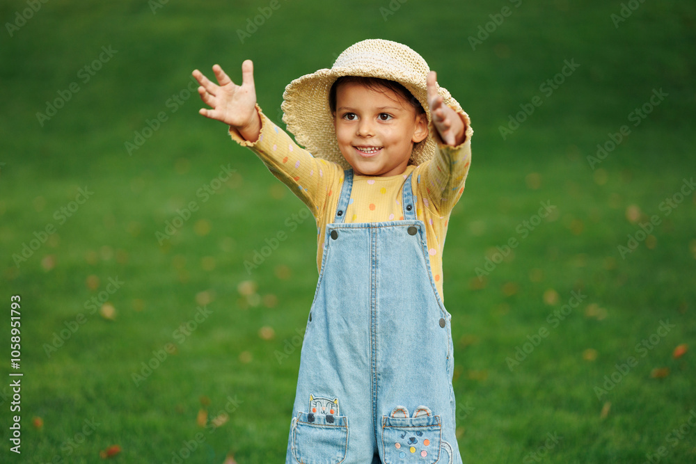 little girl farmer with vegetables and pumpkin on the background of green grass and vegetable garden. healthy eating concept. little girl farmer with vegetables and pumpkin on the background of green grass and vegetable garden. healthy eating concept.