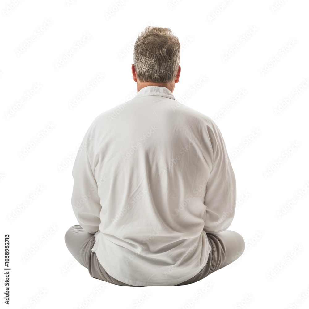man sitting back view isolated on transparent background cutout man sitting back view isolated on transparent background cutout