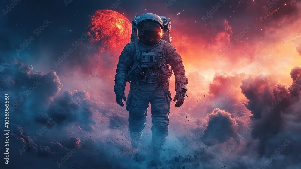 Astronaut in the Cosmos Astronaut in the Cosmos