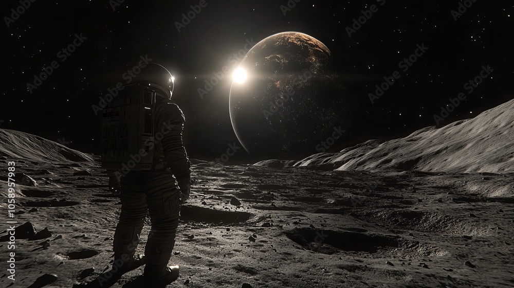 Astronaut on the Moon Astronaut on the Moon