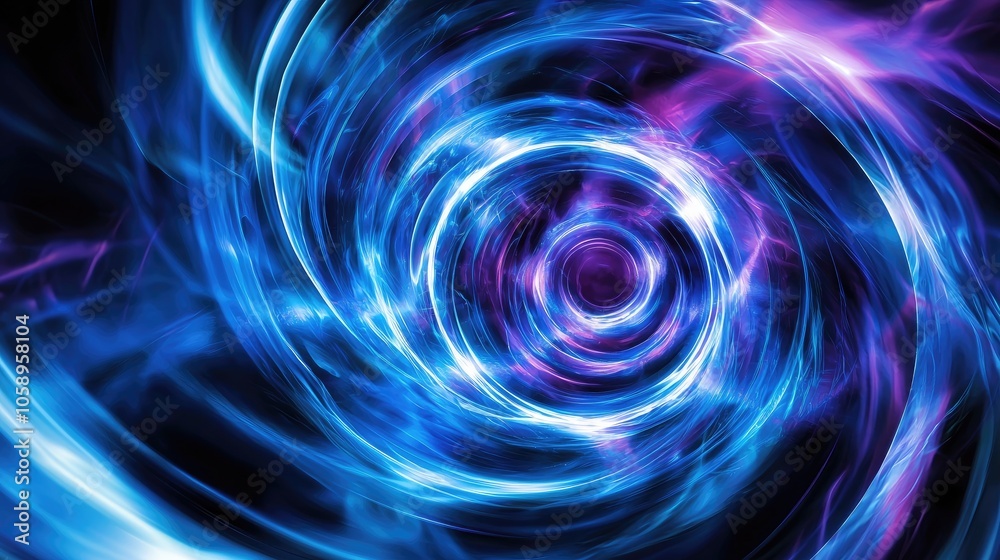 Vibrant Swirls of Energy in Motion Vibrant Swirls of Energy in Motion