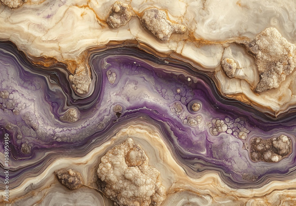 Purple Marble Abstract Art Purple Marble Abstract Art