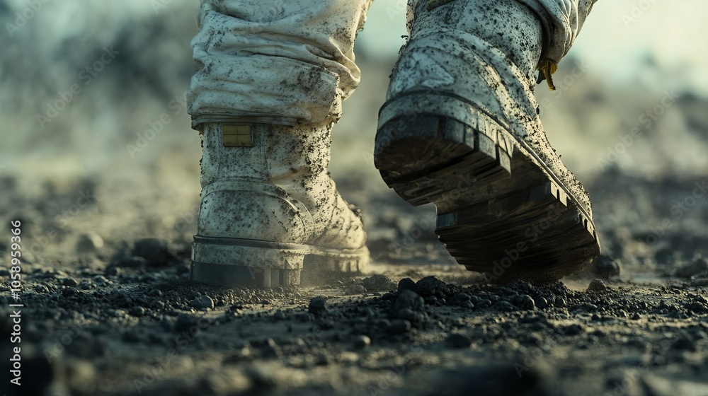Astronaut's Journey on an Alien Planet Astronaut's Journey on an Alien Planet