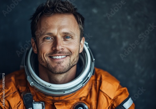 Astronaut Portrait - A Visionary's Smile