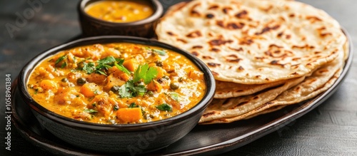 Wallpaper Mural Parota Or Paratha With Korma A Mix Vegetable Curry Prepare Using Coconut Milk South Indian Food Torontodigital.ca
