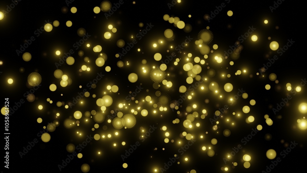 4K Particle System Render Background 4K Particle System Render Background