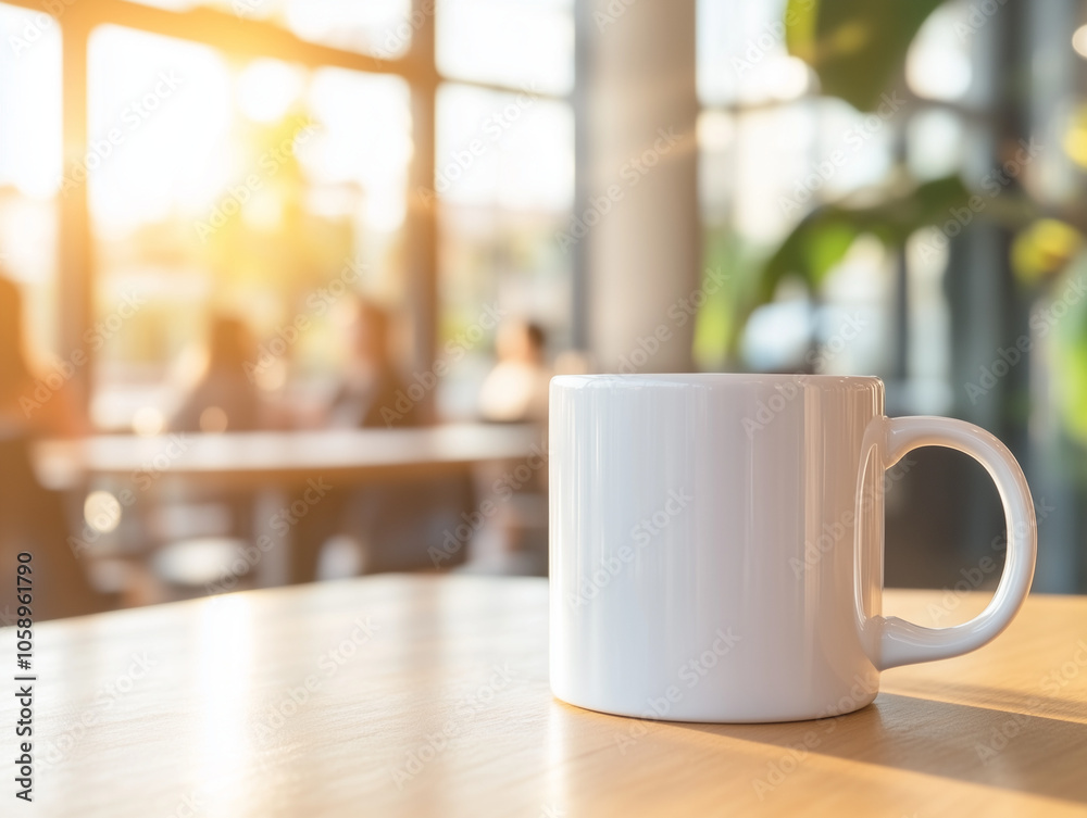 Fototapeta premium cup of coffee on the table