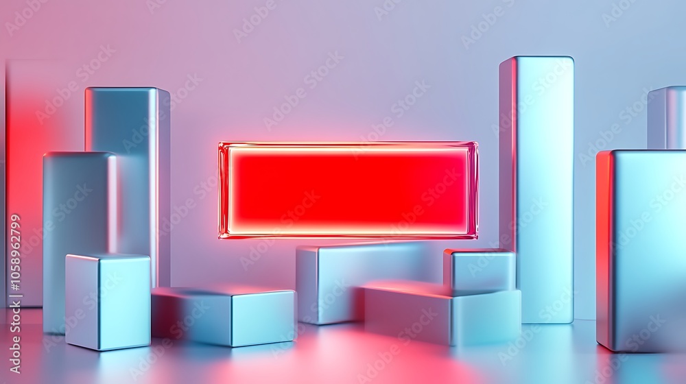 Futuristic AI Driven Interface Illustration Futuristic AI Driven Interface Illustration