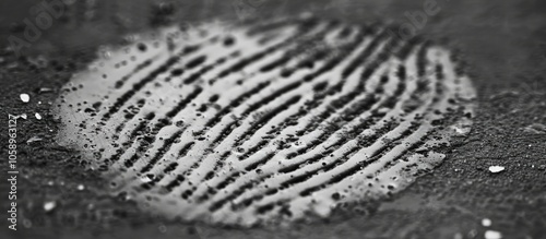 Police Fingerprint Analysing photo