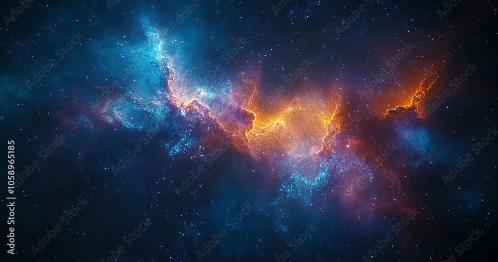 Naklejka premium Stunning Colors of the Nebula