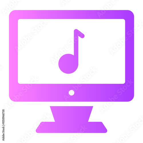 computer gradient icon