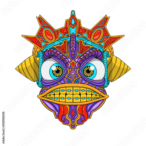 Despite its futuristic design, the mascot also has design elements inspired by traditional culture. The intricate ornaments and bright colors give it a sense of rich culture.