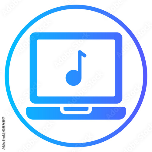 laptop gradient icon