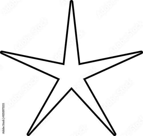 Burst Star outline Icon vector.
Sparkle Staroutline Icon.
starburst symbol.
star icon svg. photo