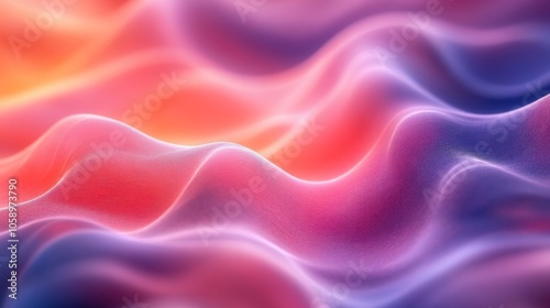 Abstract Waves of Color