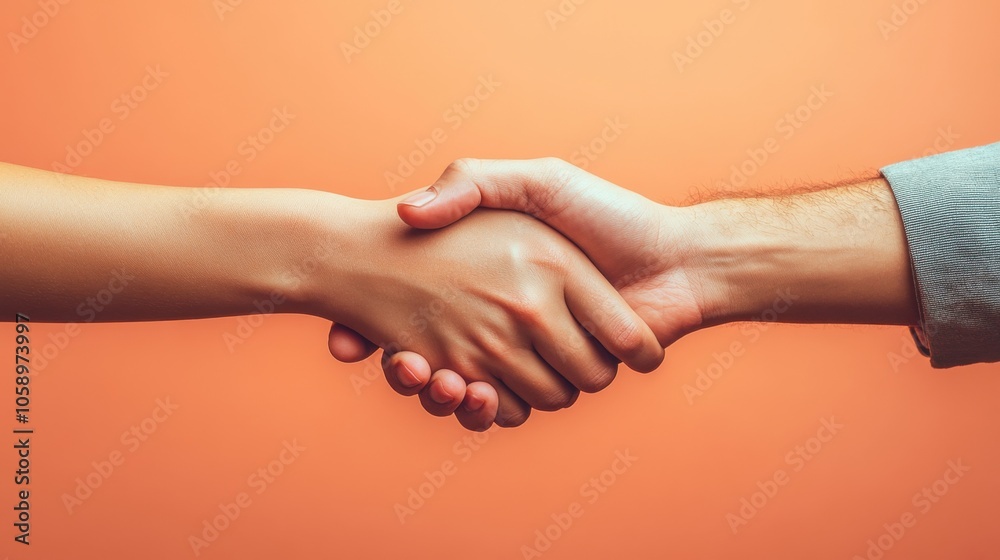 Handshake: Symbol of Agreement and Partnership Handshake: Symbol of Agreement and Partnership