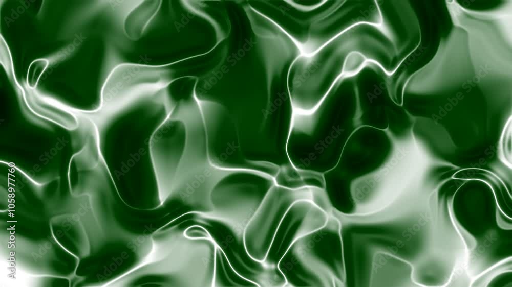 animated green abstract background