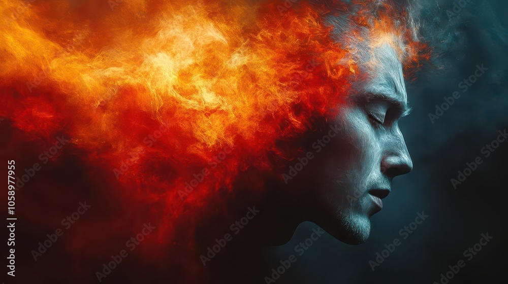 surreal abstract image depicting a man experiencing chest pain, with vivid colors and blurred forms creating a sense of urgency and focus, emphasizing the health concept in an evocative background surreal abstract image depicting a man experiencing chest pain, with vivid colors and blurred forms creating a sense of urgency and focus, emphasizing the health concept in an evocative background