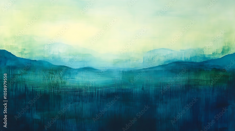 Fototapeta premium a blue and green abstract background