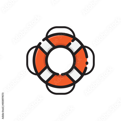 buoy icon vector illustration template