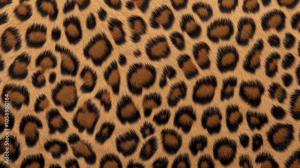 Close-up of leopard fur pattern with distinct black rosettes and tawny background showcasing natural texture Close-up of leopard fur pattern with distinct black rosettes and tawny background showcasing natural texture