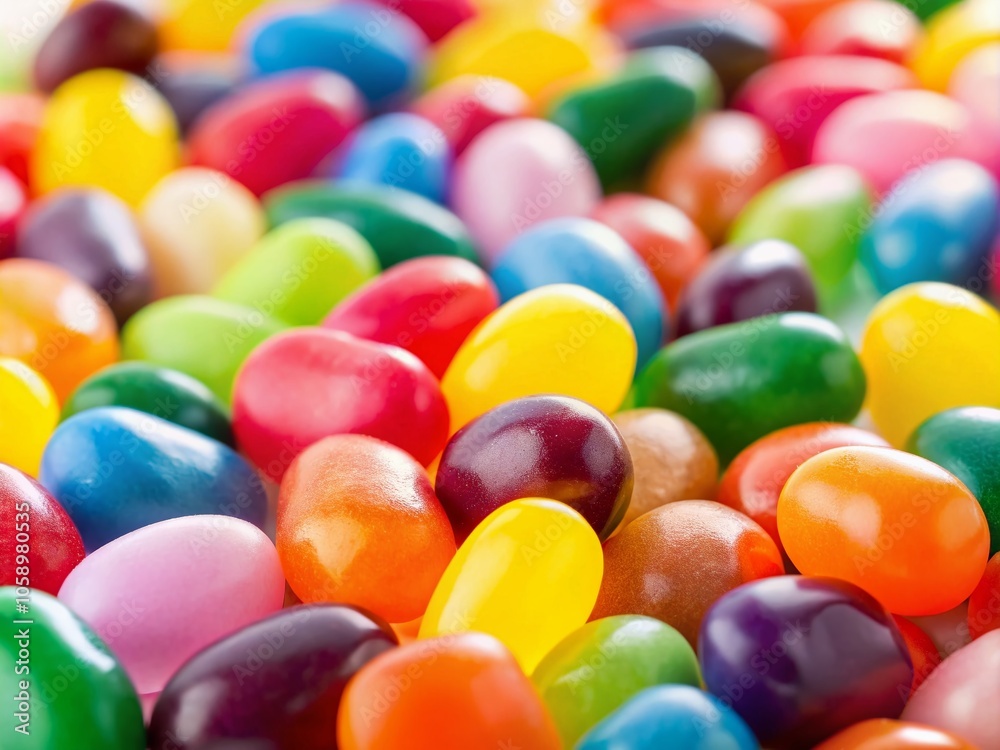 Colorful Jelly Bean Burst - Sweet Treats Photography Colorful Jelly Bean Burst - Sweet Treats Photography
