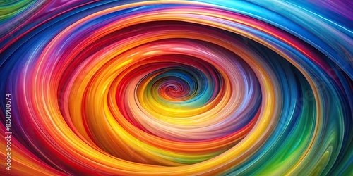 Vibrant swirling vortex of colors, blending into a mesmerizing spiral that creates an immersive experience, colorful, mesmerizing