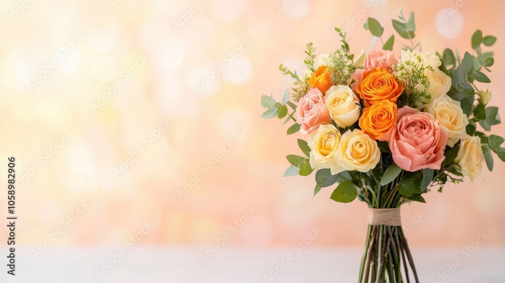 Obraz premium Vibrant Floral Arrangement in Natural Light