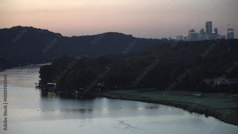 Sunny Lake Austin by 360 Penny Back Bridge in Austin, Texas 10/25/2024