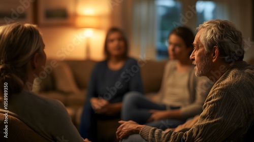 Meaningful conversations exploring connection and understanding in intimate gatherings among friends and family