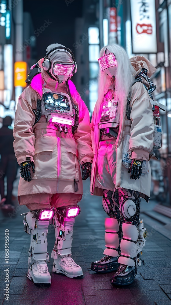 Naklejka premium サイバーパンク