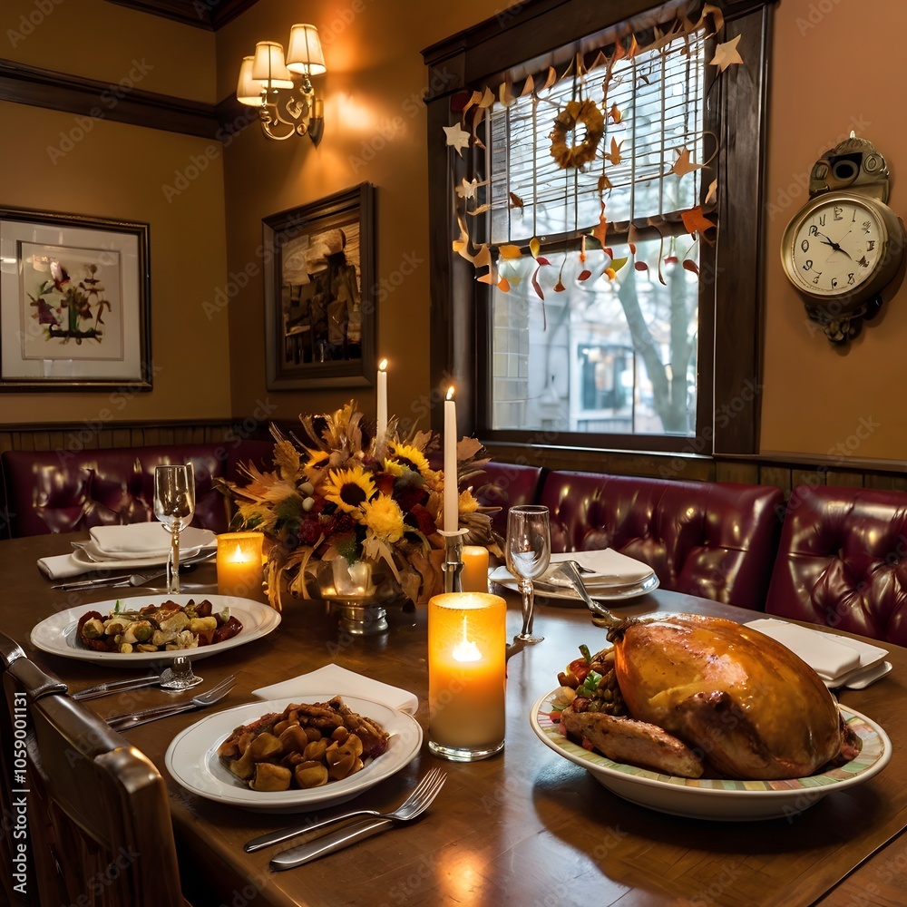 Thanksgiving table decor